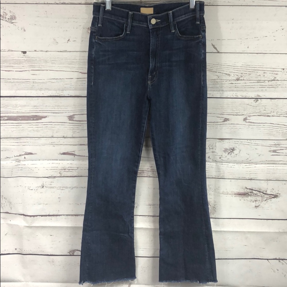 Mother Hustler Ankle Fray Jeans
